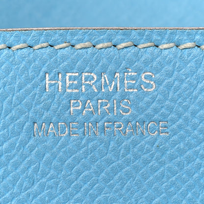 Hermes Epsom Candy Birkin 35 Celeste Mykonos 23 of 32