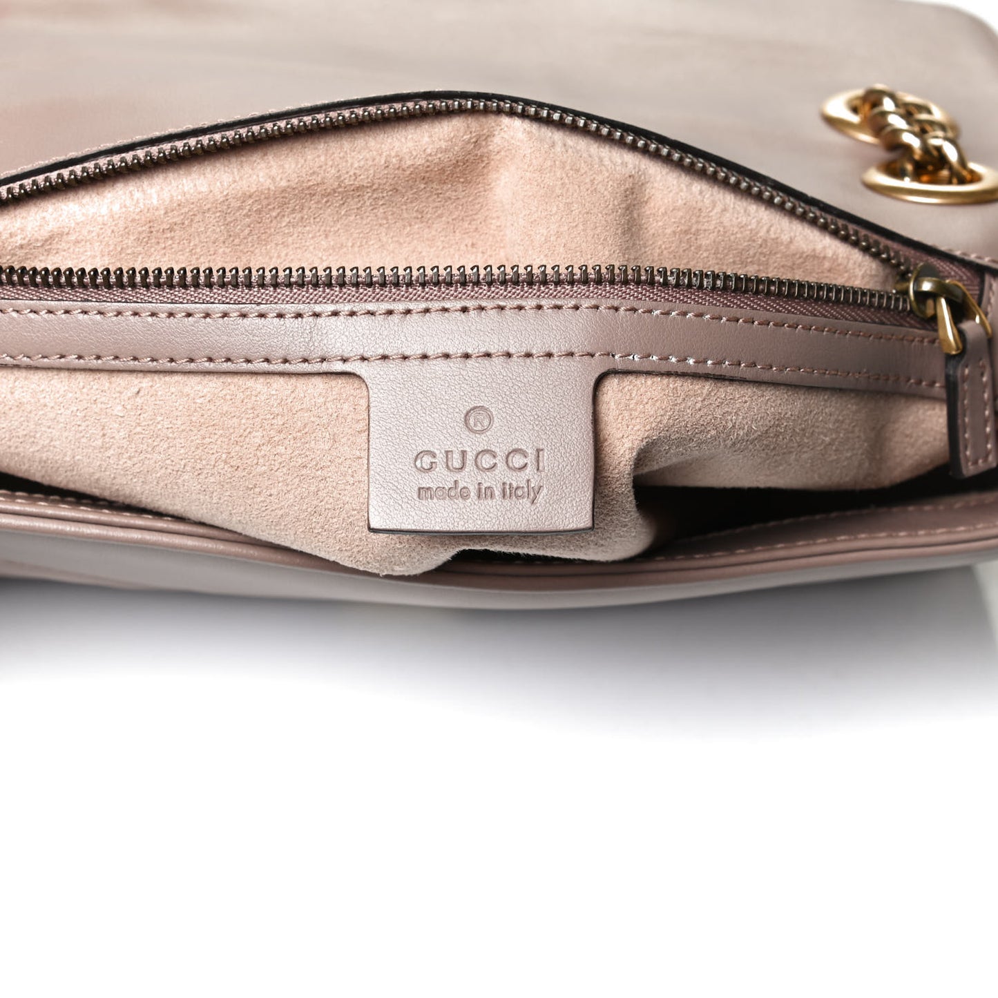 Calfskin Matelasse Small GG Marmont Shoulder Bag Porcelain Rose