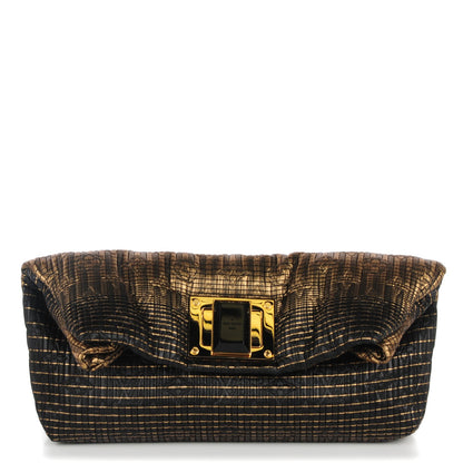 Louis Vuitton Jacquard Quilted Monogram Altair Clutch Bronze 1 of 7