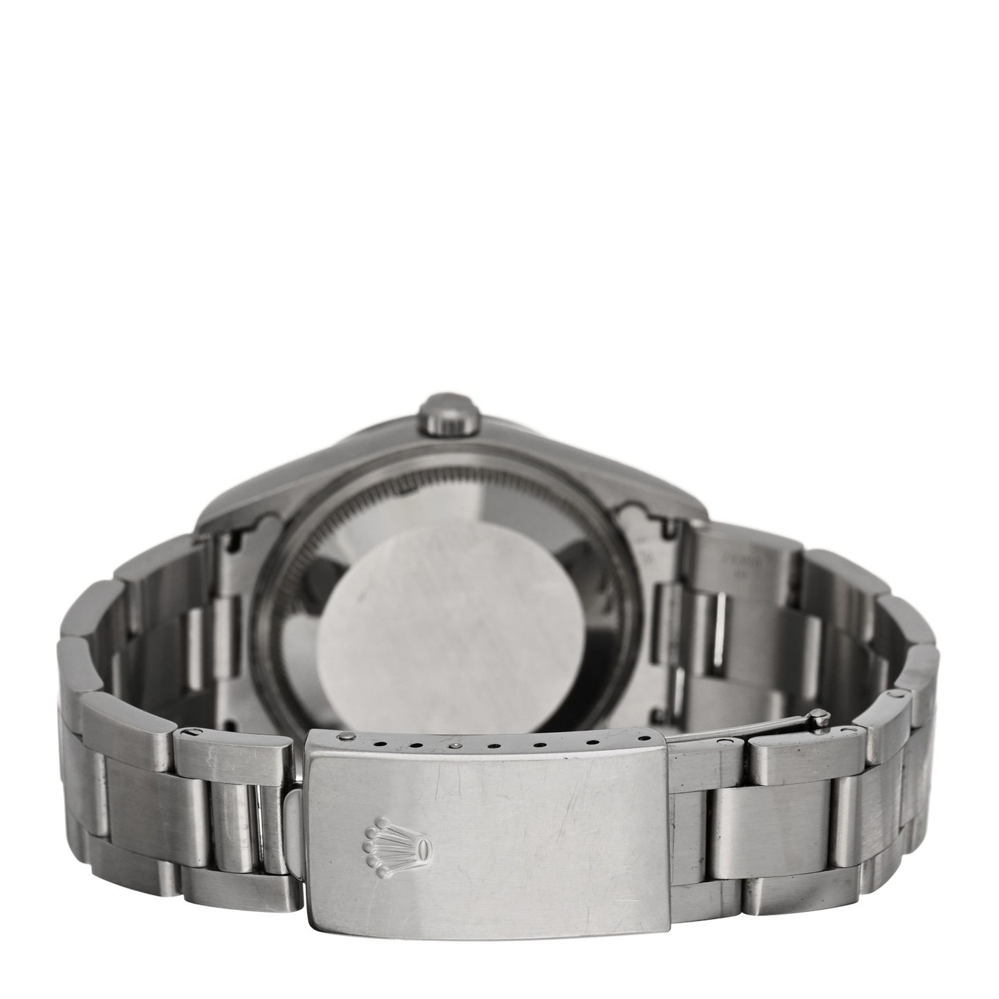Stainless Steel 34mm Oyster Perpetual Date Watch White 15200