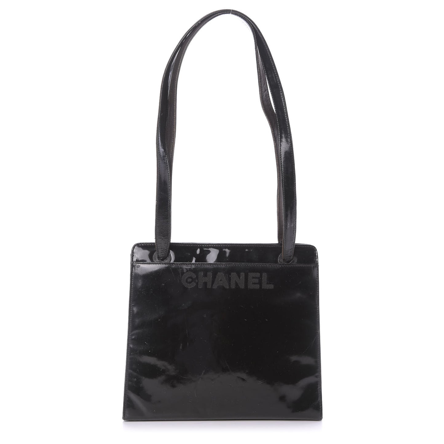 Patent Logo Tote Black