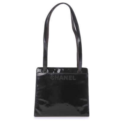 Chanel Patent Logo Tote Black 1 of 13