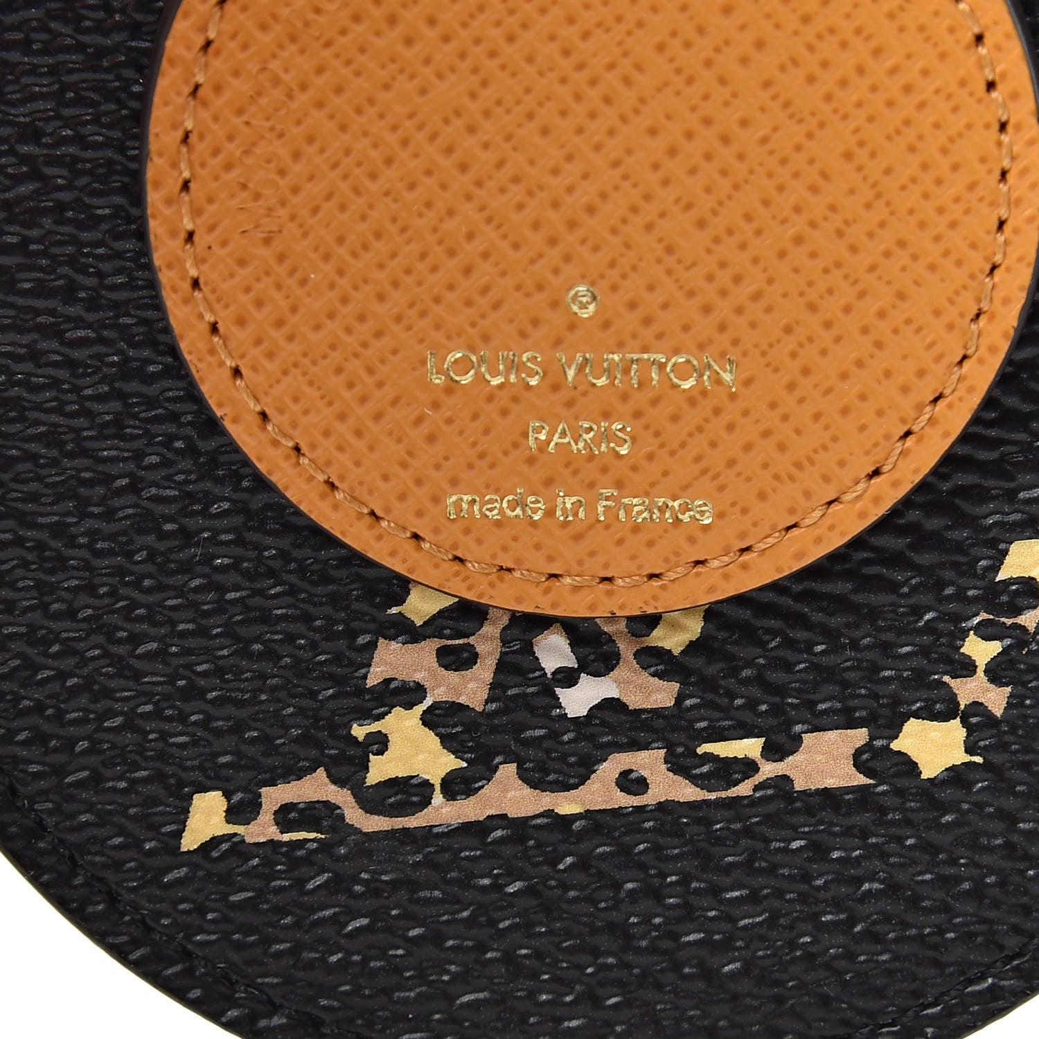 Louis Vuitton Monogram Giant Jungle Bag Charm Key Holder Black 3 of 4