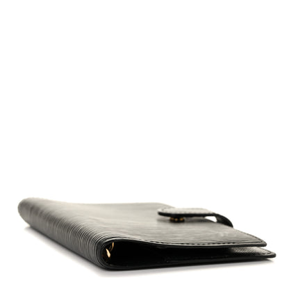 Louis Vuitton Epi Small Ring Agenda Cover Black 4 of 9