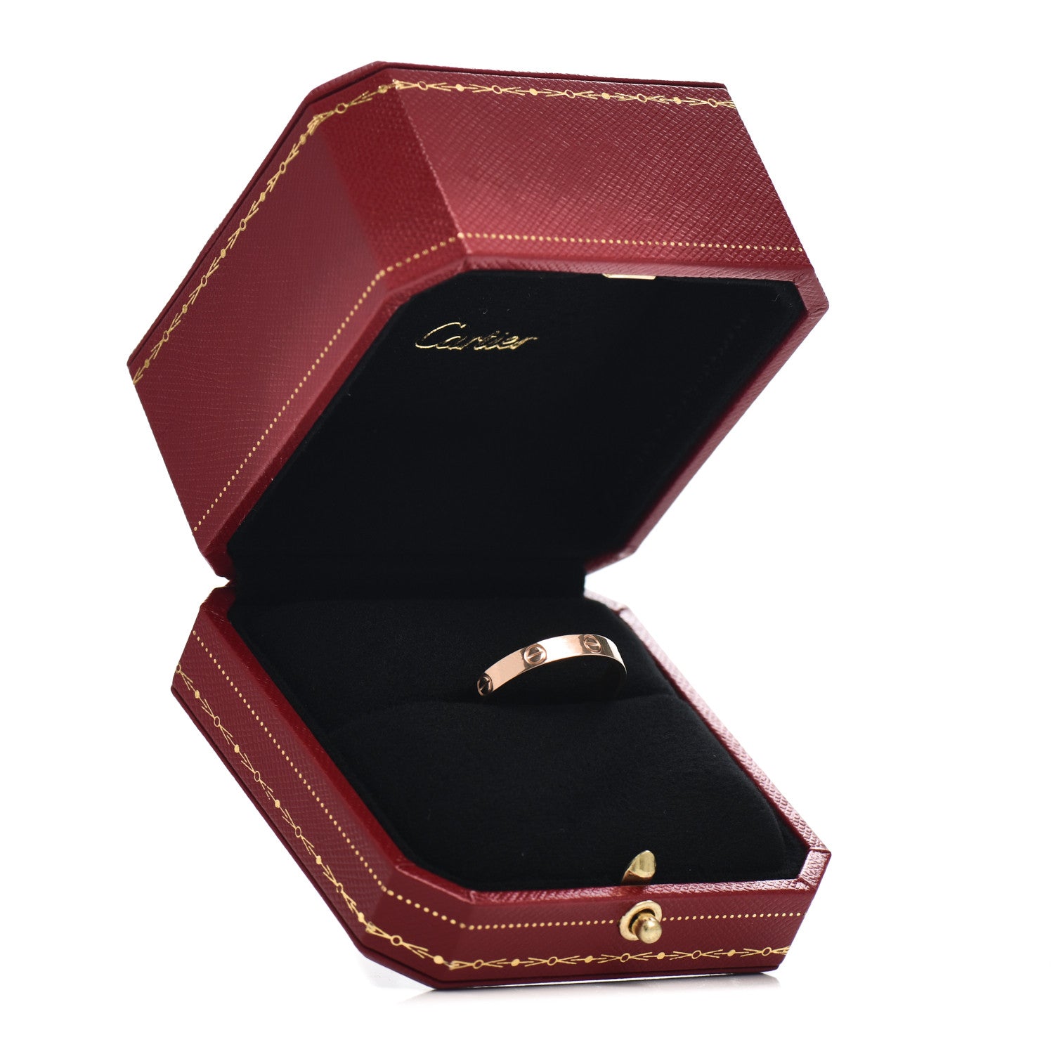 Cartier 18K Pink Gold 3.5mm LOVE Wedding Band Ring 64 10.75 5 of 5