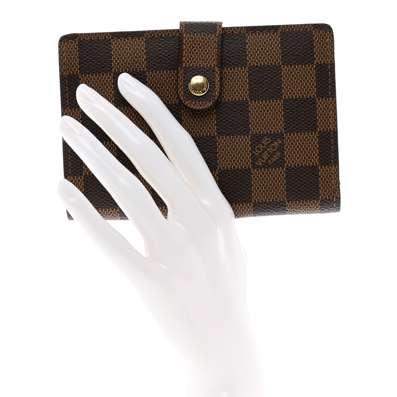 Louis Vuitton Damier Ebene French Purse Wallet 2 of 8
