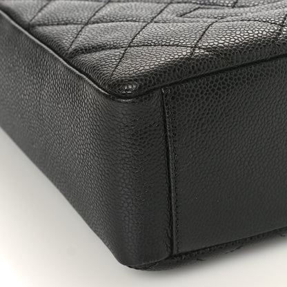 Chanel Caviar Quilted Petit Shopping Tote PST Black 8 of 9