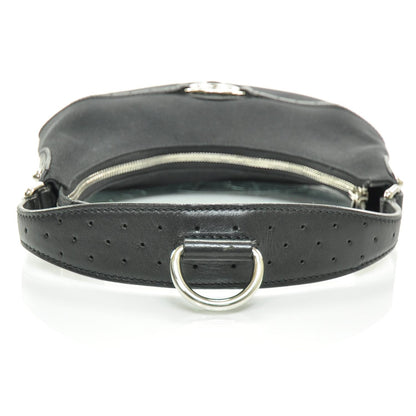Gucci Canvas Reins Hobo Black 5 of 8