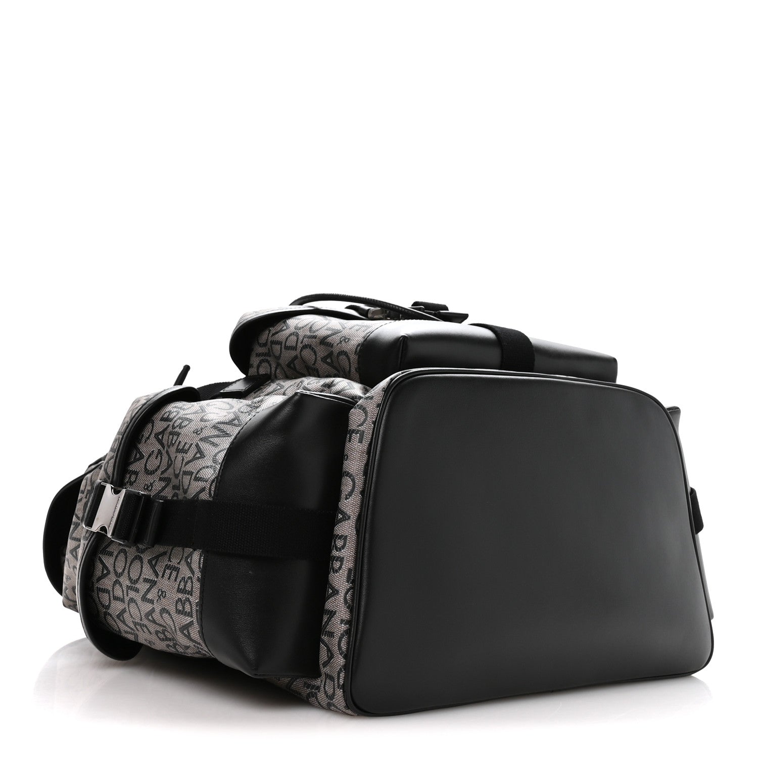 Dolce & Gabbana Coated Jacquard Logo Backpack Black 4 of 9