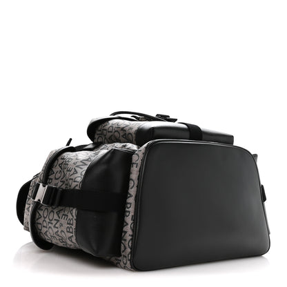 Dolce & Gabbana Coated Jacquard Logo Backpack Black 4 of 9