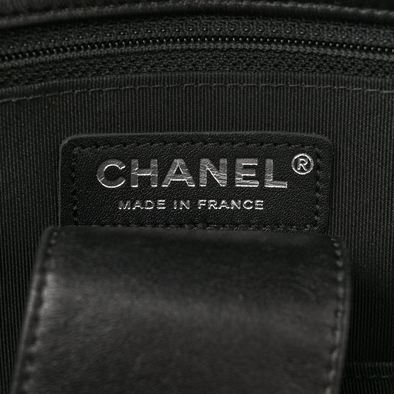Chanel Tweed Paint Splatter Print Flap Black White 6 of 13