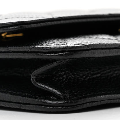 Chanel Caviar Quilted Wallet on Chain WOC Black 10 of 12