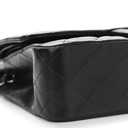 Chanel Lambskin Quilted Medium Double Flap Black 10 of 11