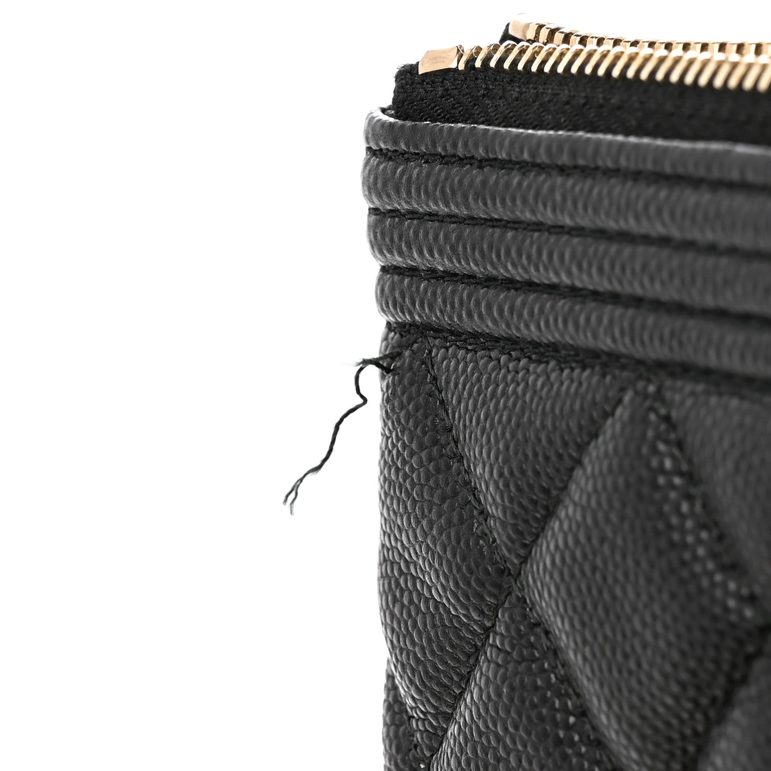 Chanel Caviar Quilted Medium Boy Cosmetic Case Black 9 of 10