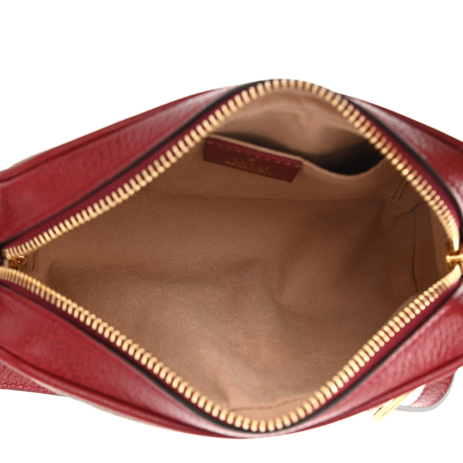 Gucci X DORAEMON Mini Vintage GG Supreme Monogram Camera Bag Beige Cherry Red 5 of 12