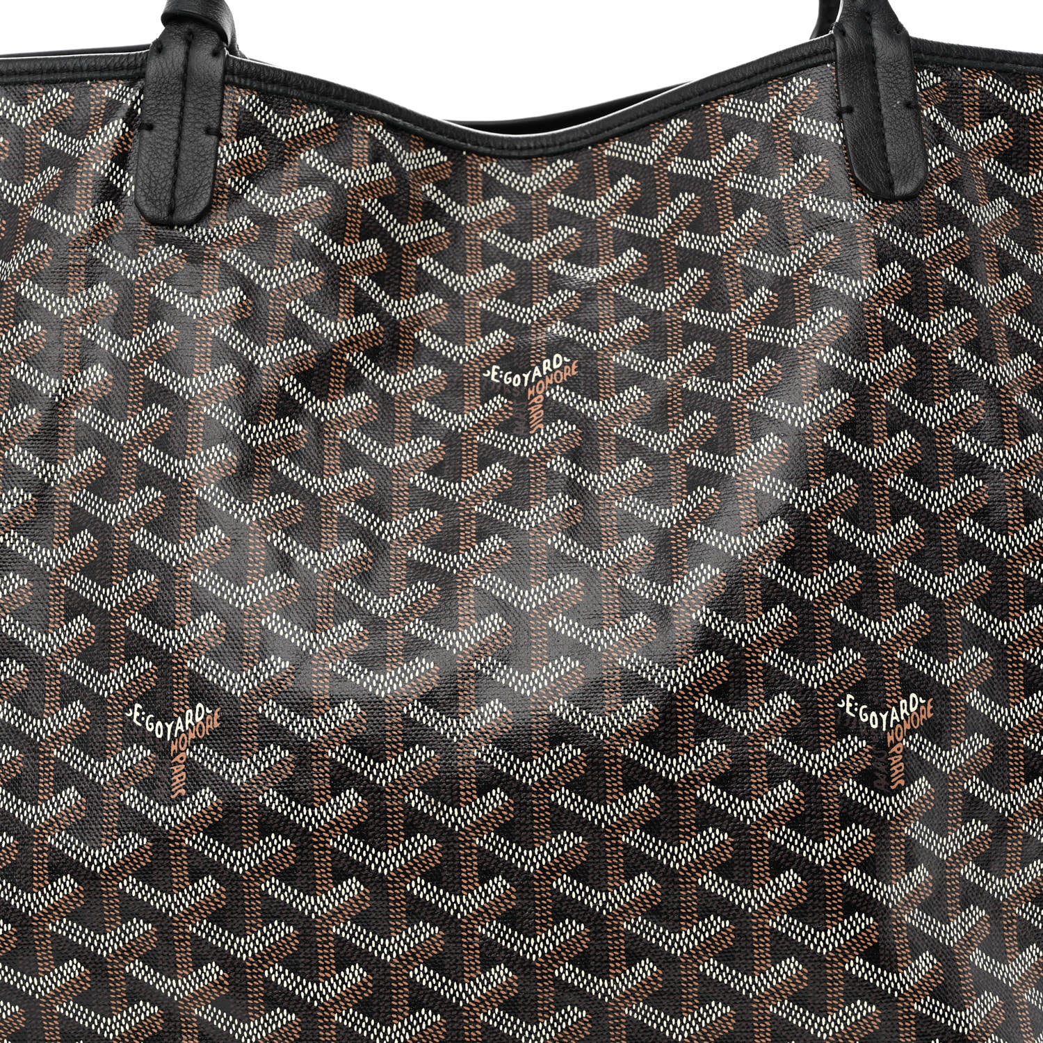 Goyard Goyardine Saint Louis GM Black 10 of 13