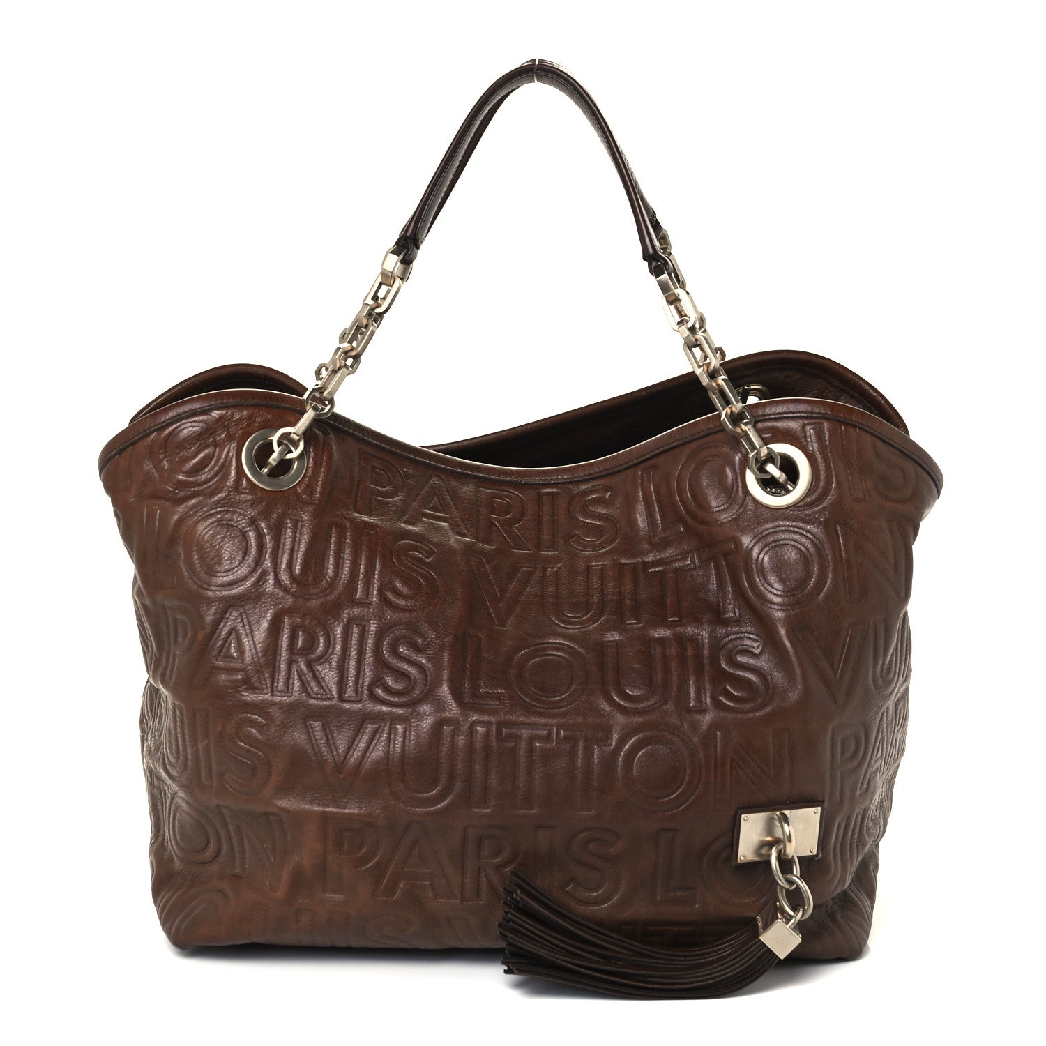 Louis Vuitton Monogram Paris Souple Whisper PM Chocolate 1 of 9