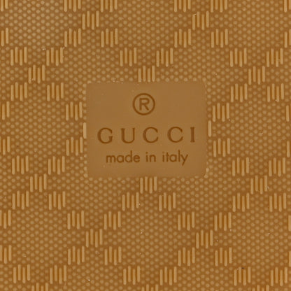 Gucci Nylon Stripe Logo Sylvie Web Platform Slingback Sandals 40 Green Red Ecru 7 of 11