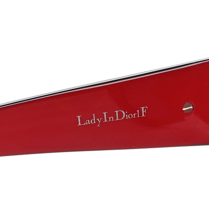 Christian Dior Resin Cannage Lady In Dior 1 F Sunglasses Black Red 7 of 8