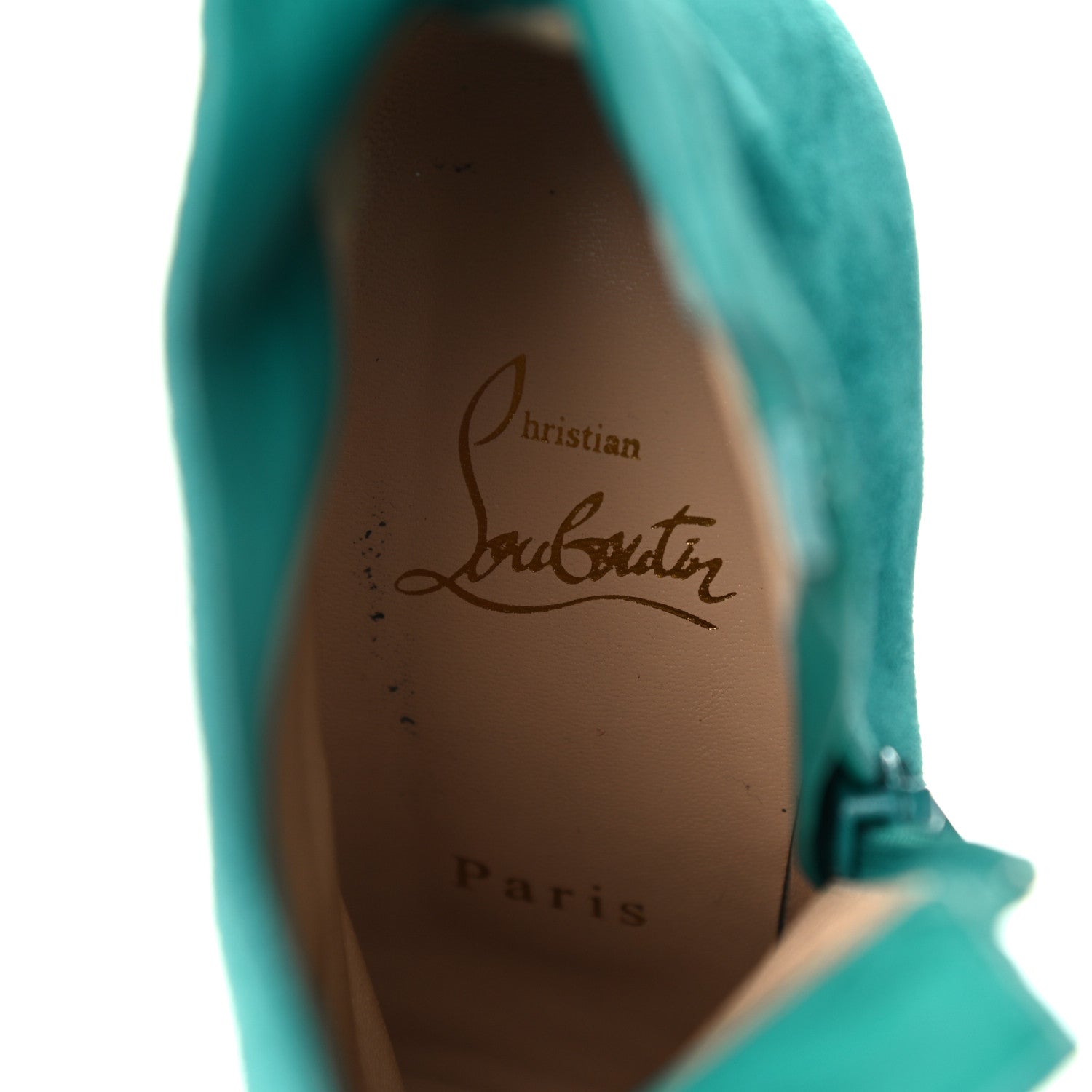 Christian Louboutin Veau Velours Fierce 160 Ankle Boots 38.5 Noumea 7 of 16