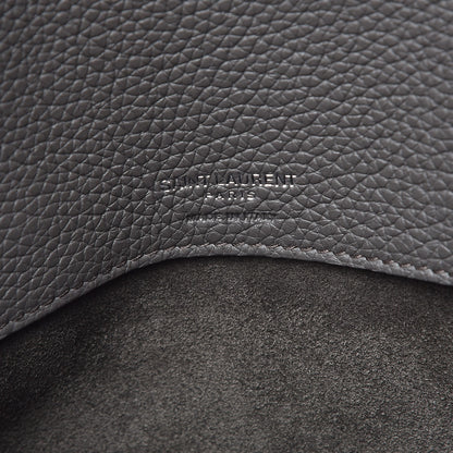 Saint Laurent Grained Calfskin Small Supple Sac De Jour Fog 8 of 8