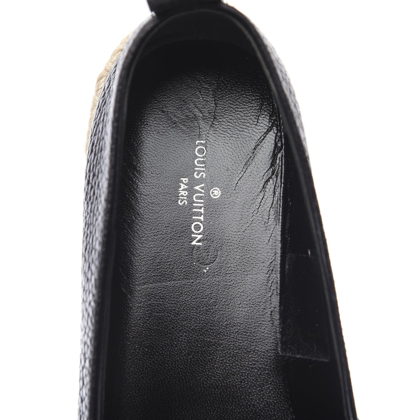 Calfskin Tropical Bloom Espadrille Flat 37 Black