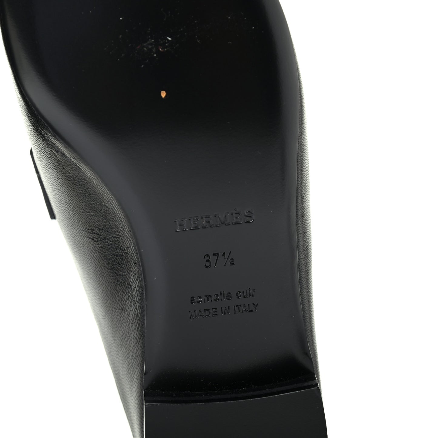 Goatskin Rivoli Mules 37.5 Black