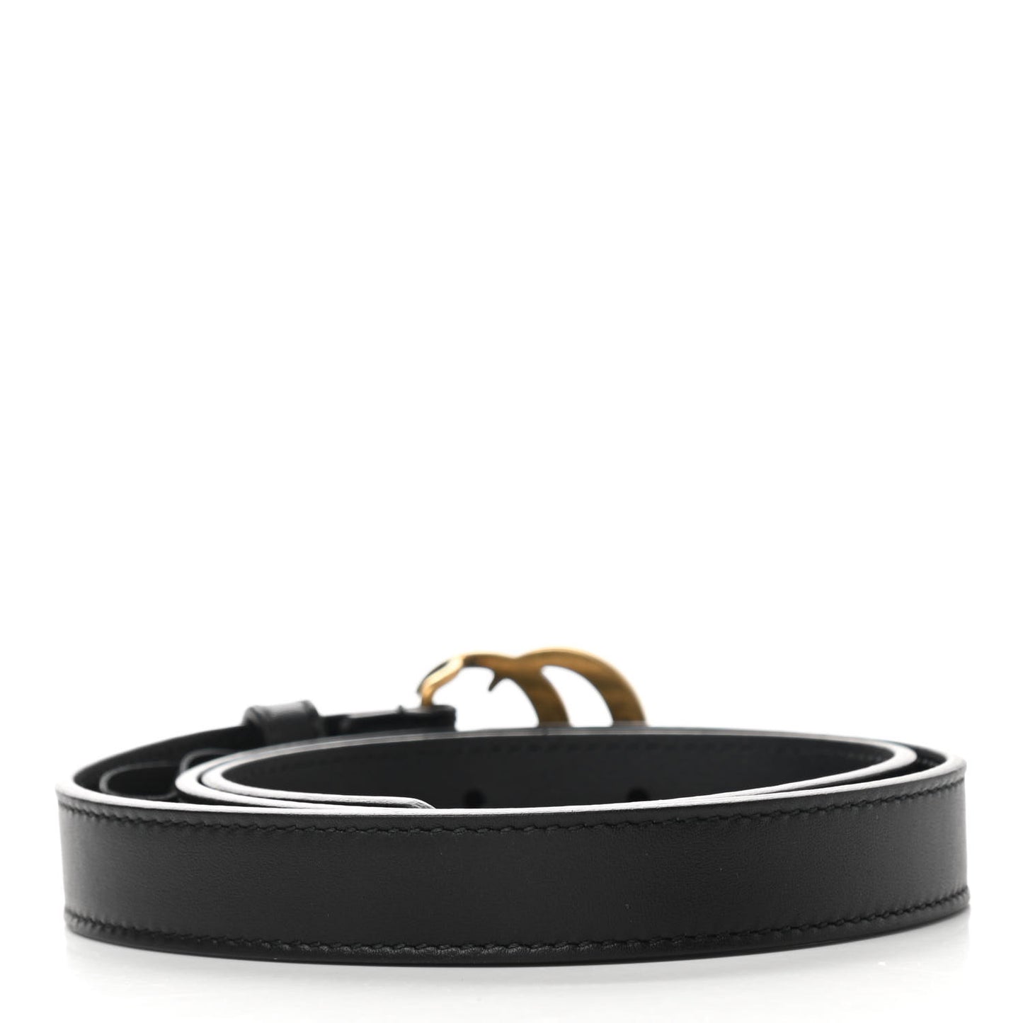 Calfskin Double G 20mm Belt 70 28 Black