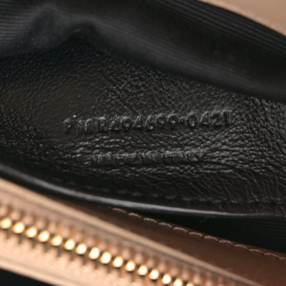 Saint Laurent Calfskin Y Quilted Monogram Small Loulou Chain Satchel Dark Beige 7 of 15