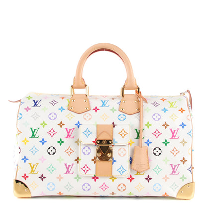 Louis Vuitton Monogram Multicolor Speedy 40 White 1 of 7