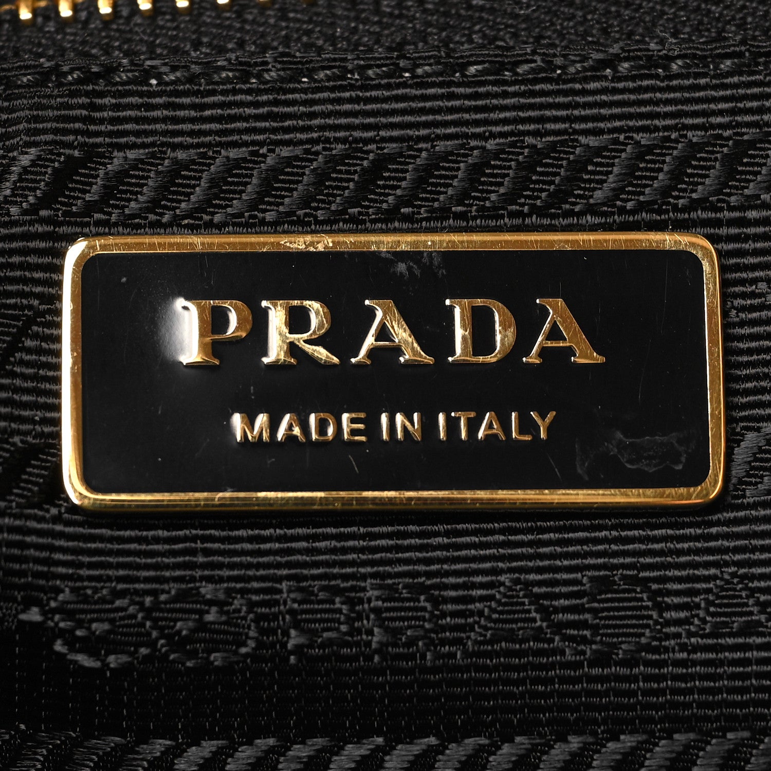 Prada Re-Nylon Impunturato Saffiano Triangle Stitched Re-Edition 1995 Chaine Large Shoulder Bag Black 6 of 9