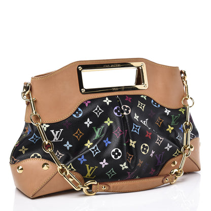 Louis Vuitton Monogram Multicolor Judy MM Black 2 of 11