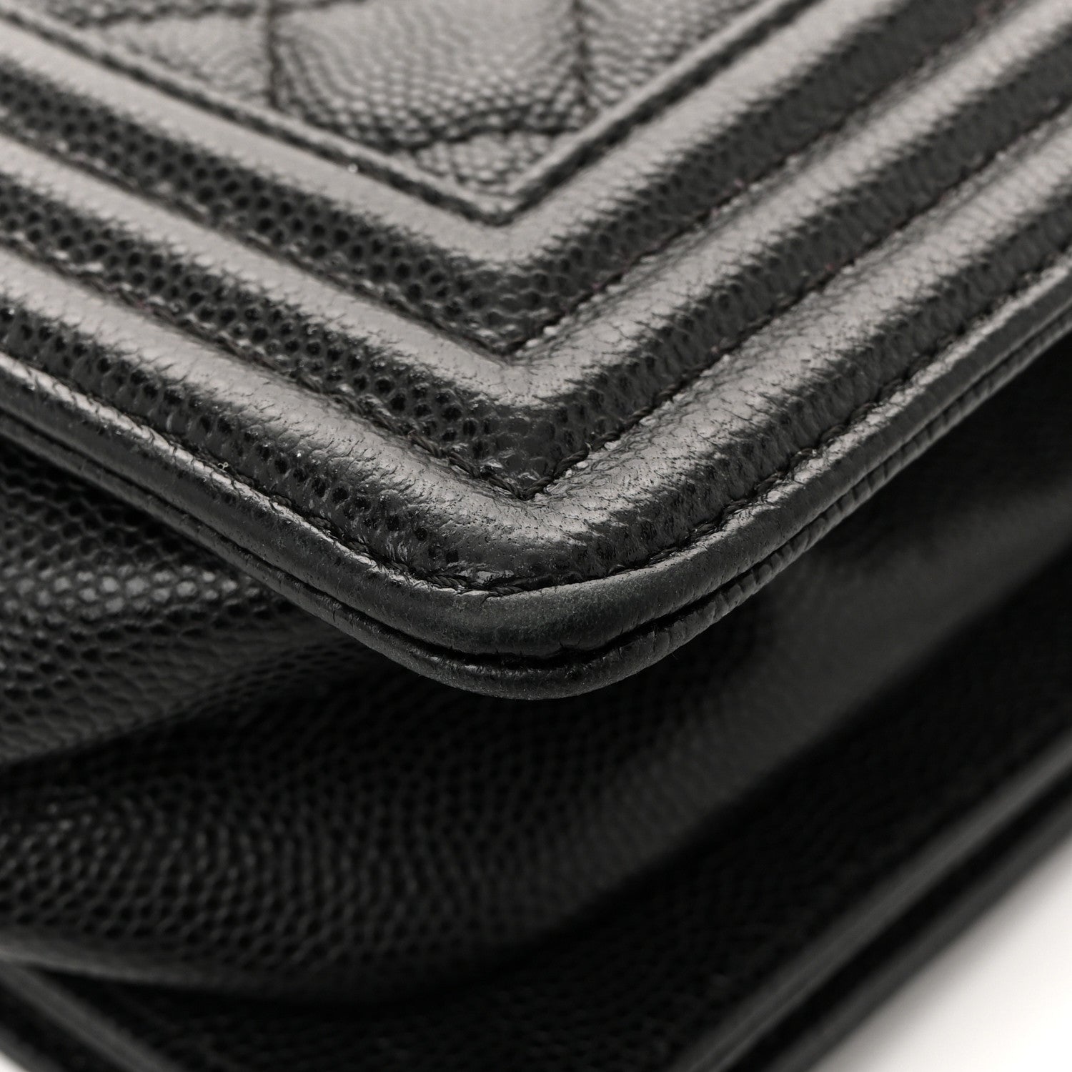 Chanel Caviar Quilted Medium Boy Flap Black 15 of 15