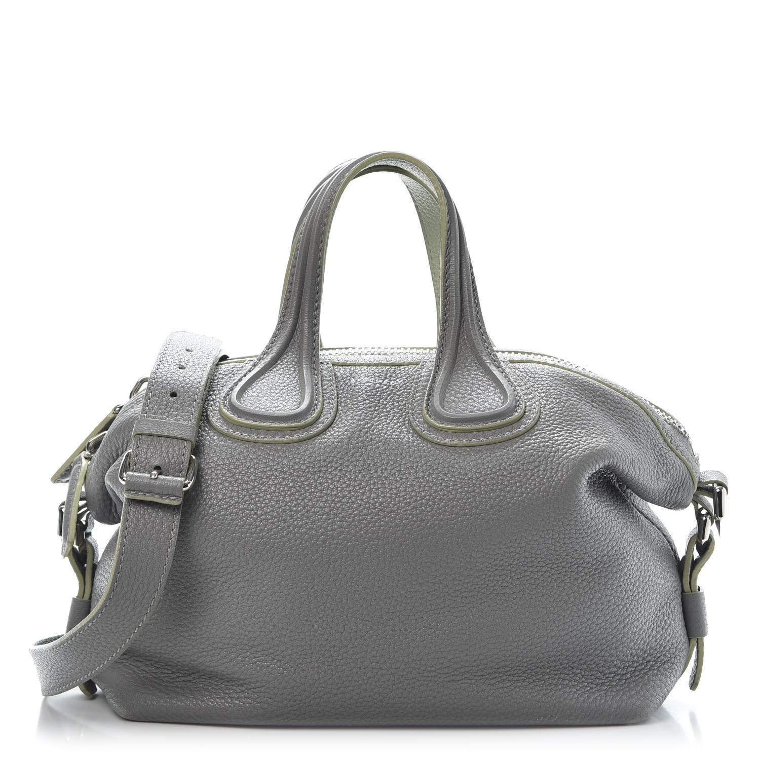 Givenchy Pebbled Calfskin Small Nightingale Pearl Grey 1 of 15