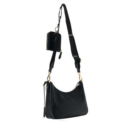 Prada Saffiano Lux Re-Edition 2005 Shoulder Bag Black 2 of 7