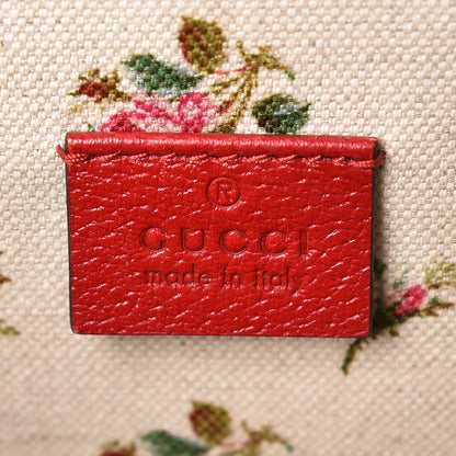 Gucci Textured Calfskin Web Medium Dionysus Shoulder Bag Hibiscus Red 7 of 11