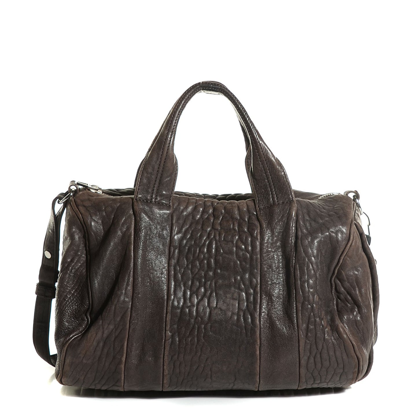 Pebbled Lambskin Rocco Espresso