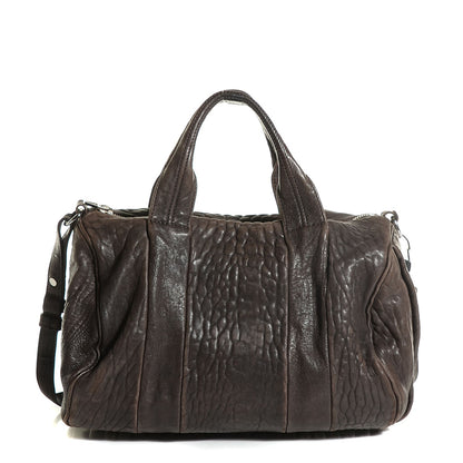 Alexander Wang Pebbled Lambskin Rocco Espresso 1 of 7