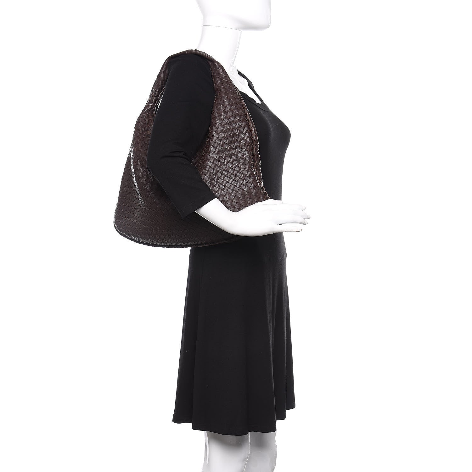 Bottega Veneta Nappa Intrecciato Large Veneta Hobo Brown Coffee 2 of 12