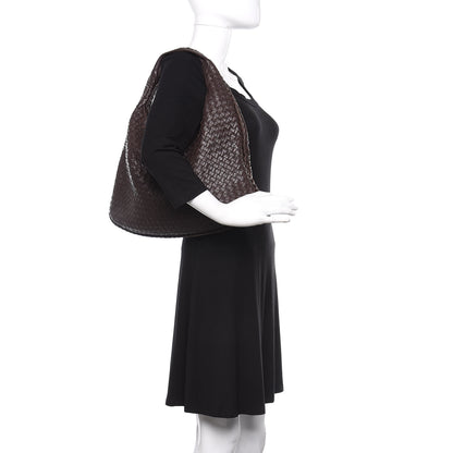 Bottega Veneta Nappa Intrecciato Large Veneta Hobo Brown Coffee 2 of 12