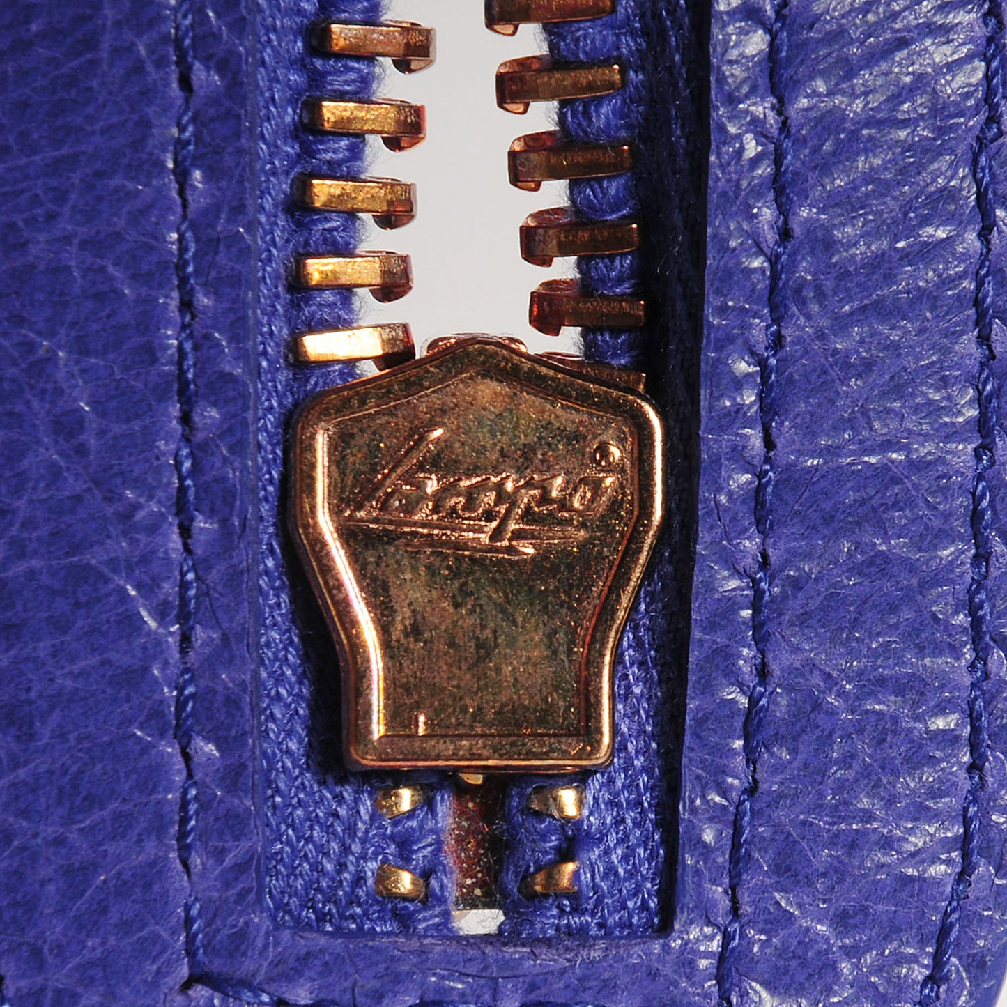 Agneau Giant 21 Rose Gold Hardware City Bleu Lavande