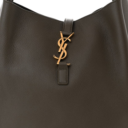 Saint Laurent Supple Calfskin Large Le 5 A 7 Soft Hobo Light Musk 8 of 10
