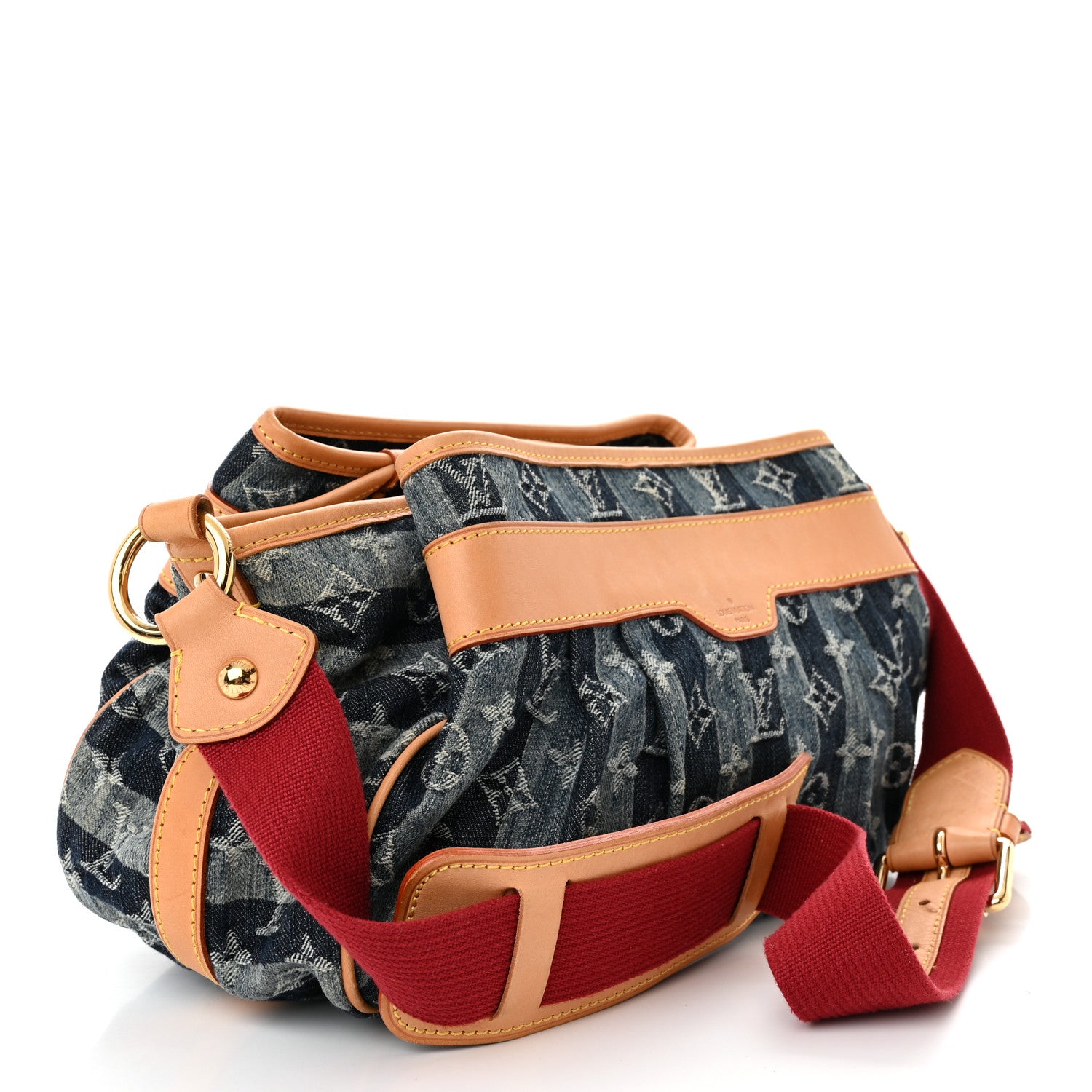 Louis Vuitton Denim Raye Porte Epaule MM 4 of 14