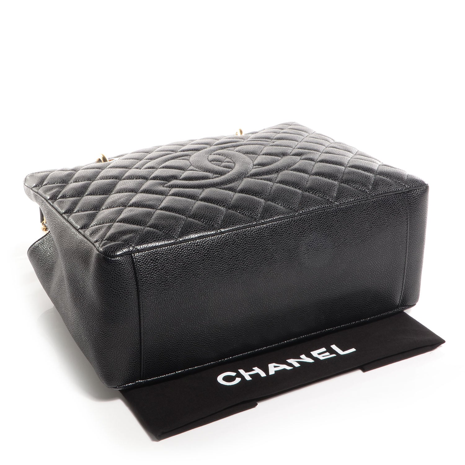 Chanel Caviar Grand Shopping Tote GST Black 4 of 7