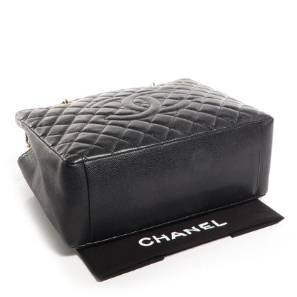 Chanel Caviar Grand Shopping Tote GST Black 4 of 7