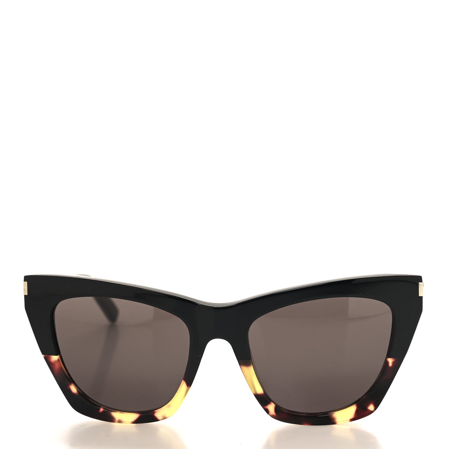 Saint Laurent New Wave SL214 Kate Cat Eye Sunglasses Black Havana 2 of 7