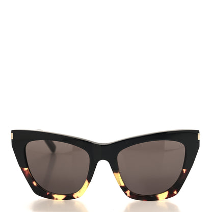 Saint Laurent New Wave SL214 Kate Cat Eye Sunglasses Black Havana 2 of 7