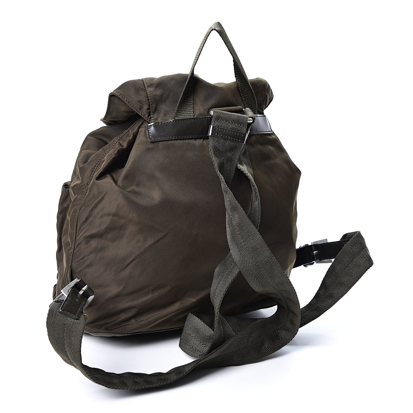 Tessuto Nylon Vela Small Backpack Dark Green