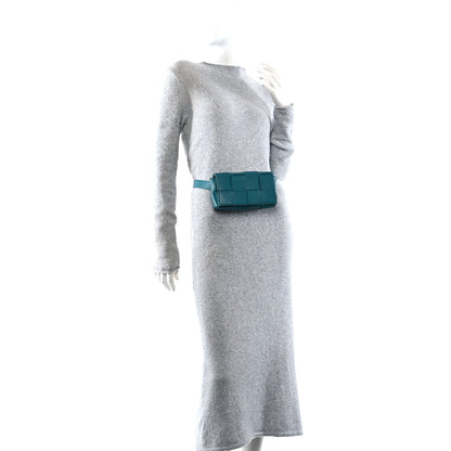 Bottega Veneta Nappa Maxi Intreccio The Belt Cassette Bag Mermaid 2 of 9