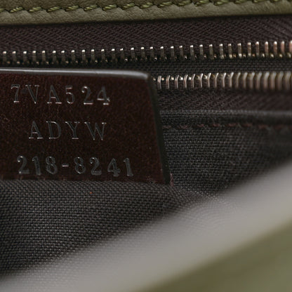 Fendi Cuoio Romano Selleria Medium Flat Baguette Oliva 7 of 12
